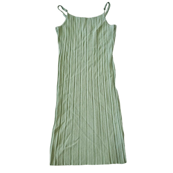 House of Harlow 1960 Dresses & Skirts - NWOT House of Harlow 1960 Beachy Bodycon Green Minimalist Ribbed Slip Dress Sz L